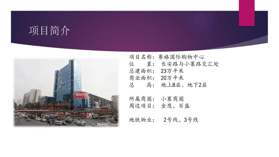 西安赛格国际购物中心市场调查报告资料课件.ppt_第1页