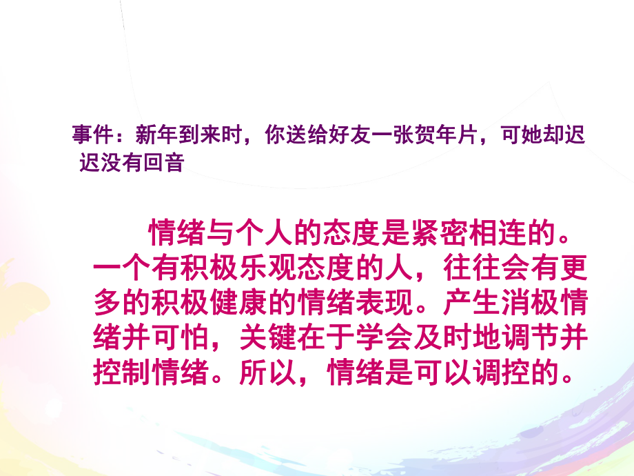 第二课 调整好自己的情绪 （ppt课件）-2022新辽大版六年级下册《心理健康教育》.pptx_第3页