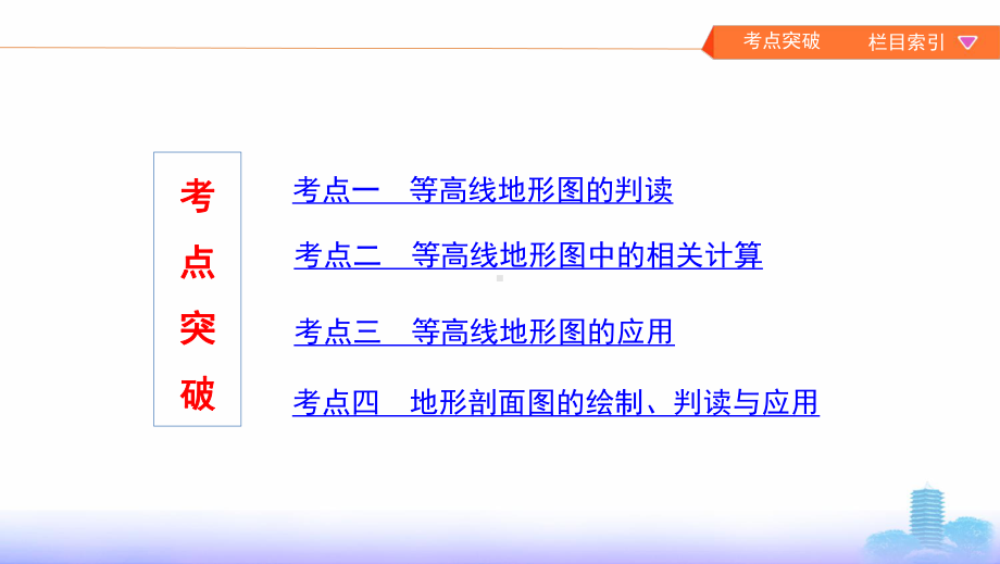 地理新攻略大一轮课标通用课件：第一单元-2-第二讲-等高线地形图-.pptx_第3页