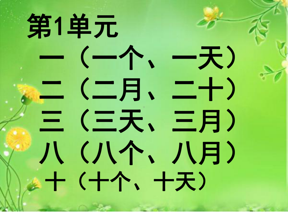 部编版一年级上册总复习(语文)课件.ppt_第2页