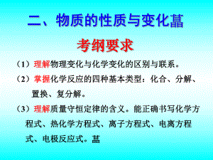 高中化学-物质的性质与变化课件.ppt