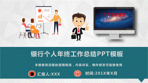 银行个人年终工作总结述职报告模板课件.pptx