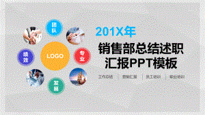 销售部工作总结述职报告模板课件.pptx