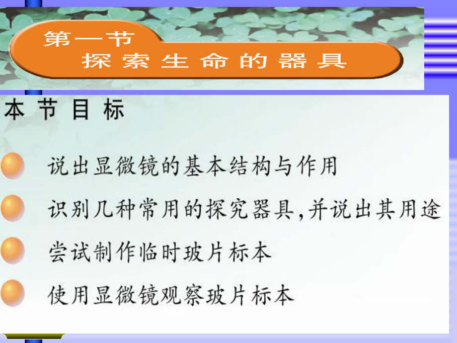 苏教版七年级生物上册21探索生命的器具课件.ppt_第2页