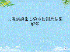 艾滋病感染实验室检测及结果解释最全课件.ppt