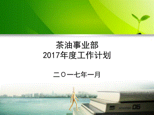 茶油事业部年度工作计划细则课件.ppt