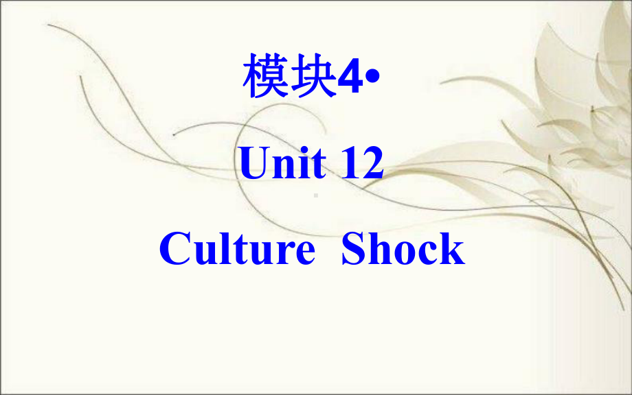 高中英语复习《Unit12culture-shock》基础复习课件.ppt_第1页