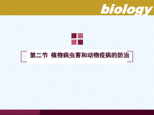 高二生物选修植物病虫害和动物疫病的防治课件.ppt