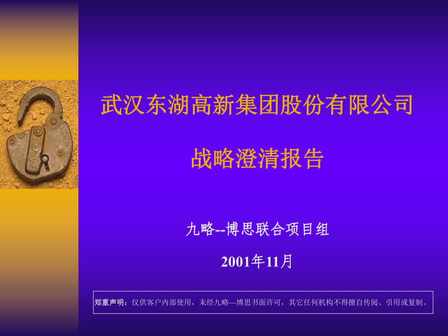 集团战略澄清及组织调整方案.ppt_第1页