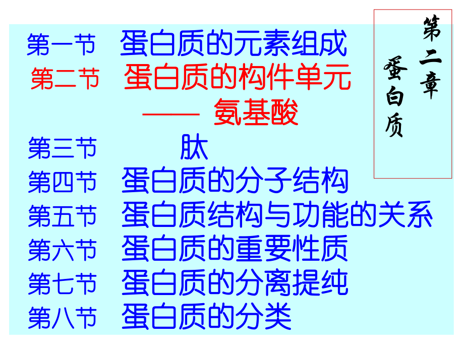 蛋白质-氨基酸、肽、蛋白分子结构课件.ppt_第2页