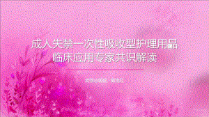 失禁病人皮肤及相关性皮炎护理新进展成人失禁一次性吸收型护理用品临床应用专家共识解读课件.pptx