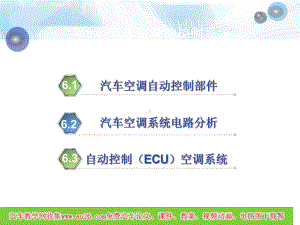 汽车空调的控制系统概述课件.ppt