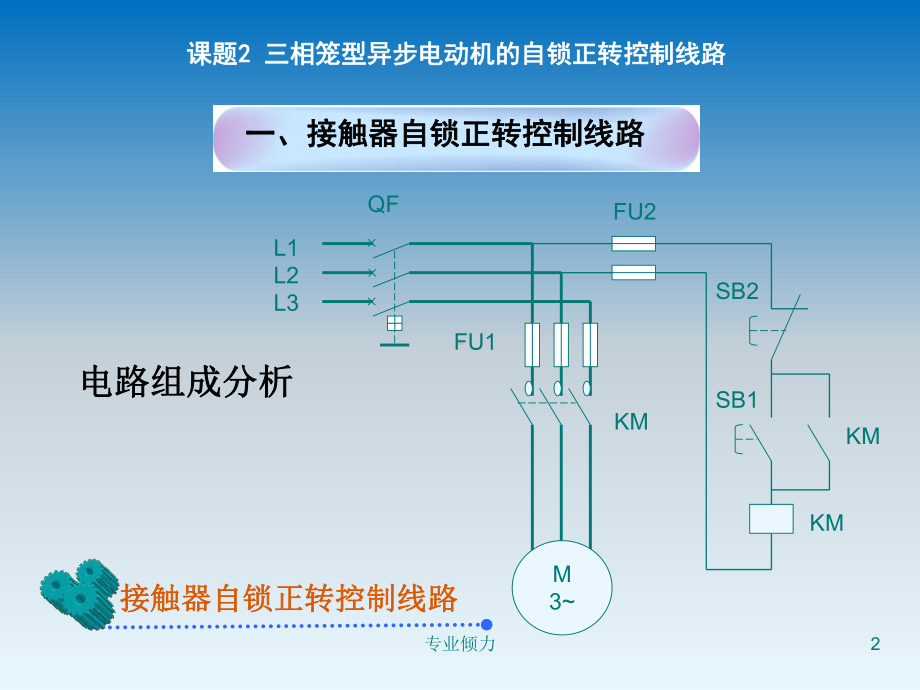 课题2-三相笼型异步电动机的自锁正转控制线路[高级教资]课件.ppt_第2页