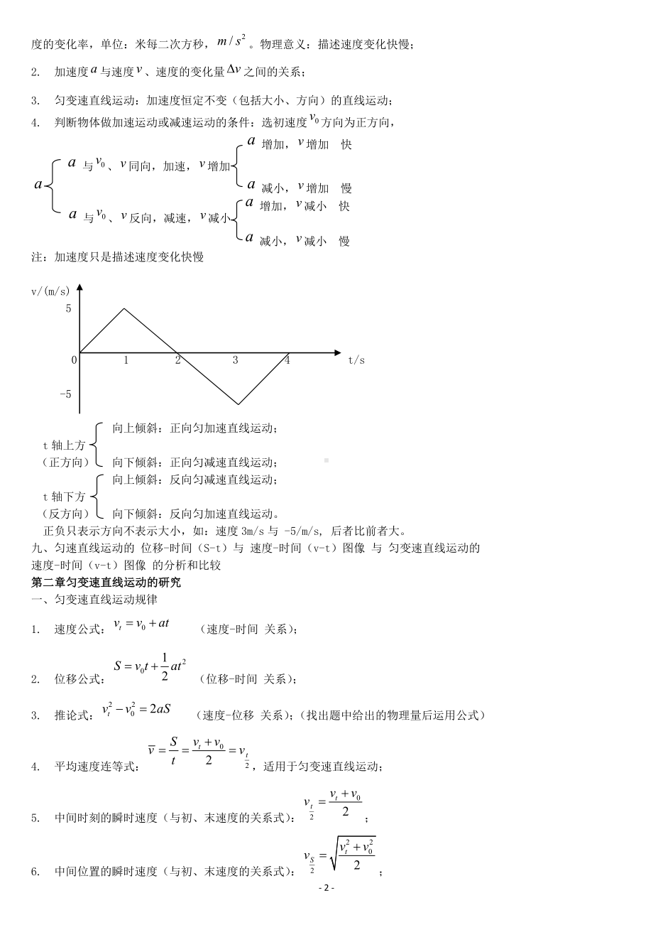 高中物理必考知识点归纳总结（完整版）.doc_第2页