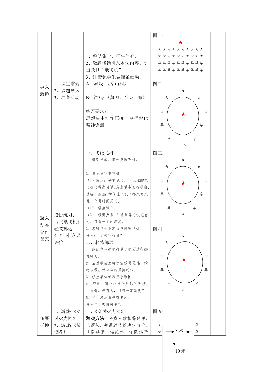 二年级体育教案-体育录像展示课 全国通用.doc_第2页