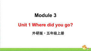 （外研版）五年级英语（上学期）Module3Unit1教学课件.pptx（纯ppt,可能不含音视频素材）