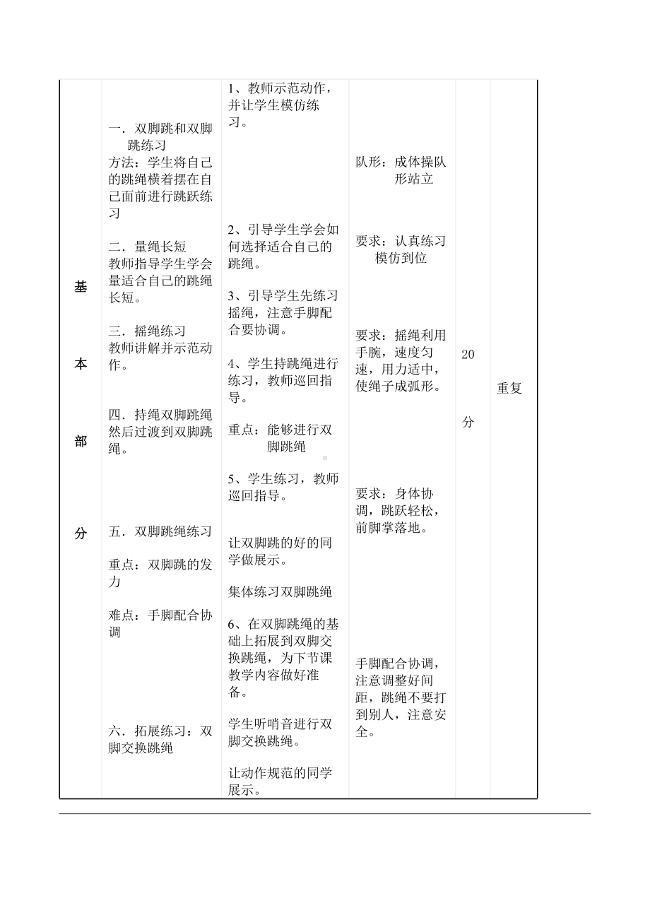 二年级体育教案-原地双脚跳绳 全国通用.docx_第2页