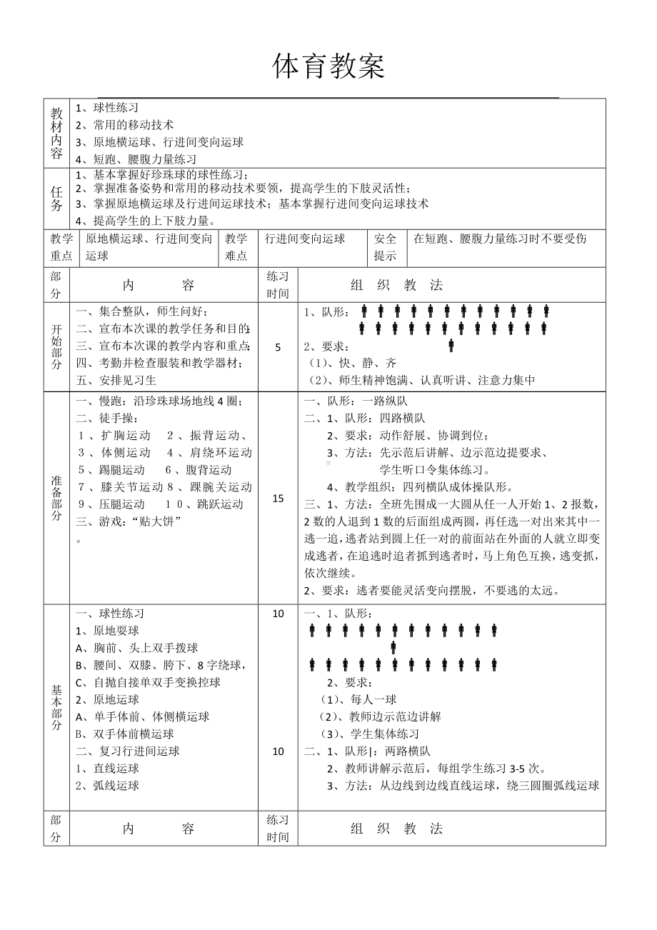 二年级体育教案-球性练习全国通用.doc_第1页