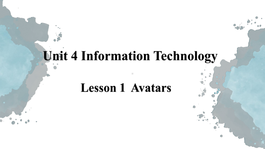 Unit4Lesson1 Avatars （ppt课件）-2022新北师大版（2019）《高中英语》必修第二册.pptx_第1页