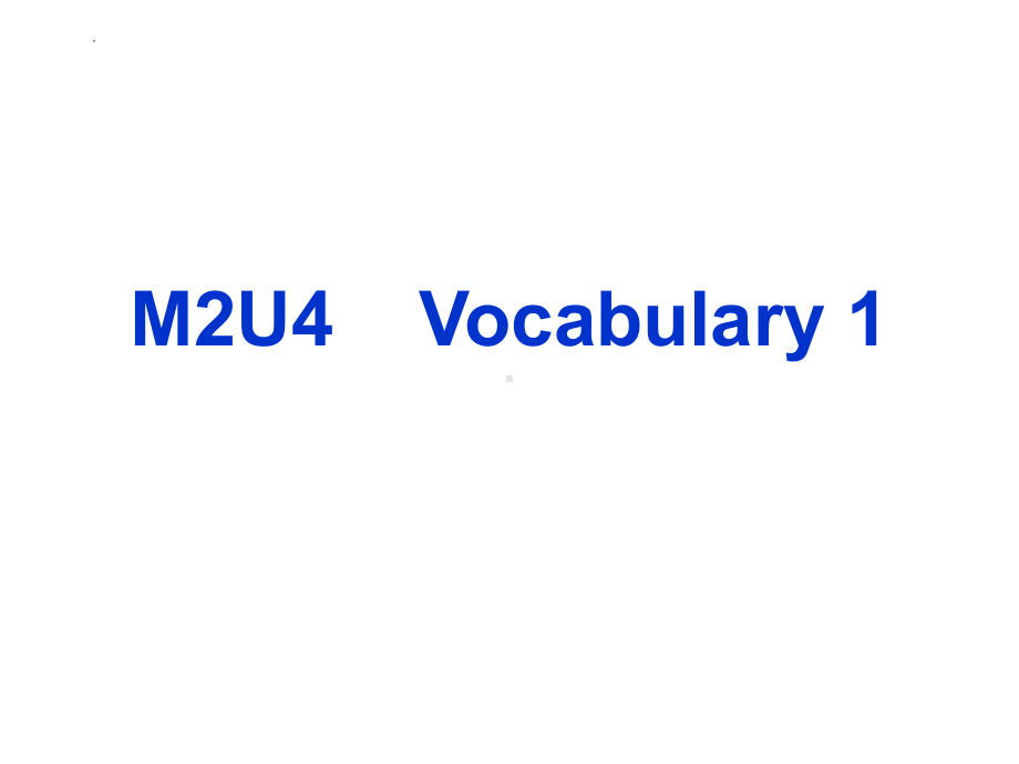 Unit 4 Exploring Literature Vocabulary （ppt课件）-2022新牛津译林版（2020）《高中英语》必修第二册.pptx_第1页