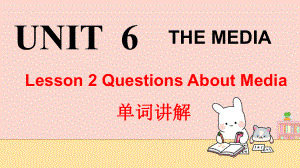 Unit 6 Lesson 2 Questions about Media 单词及知识点讲解（ppt课件）-2022新北师大版（2019）《高中英语》选择性必修第二册.pptx