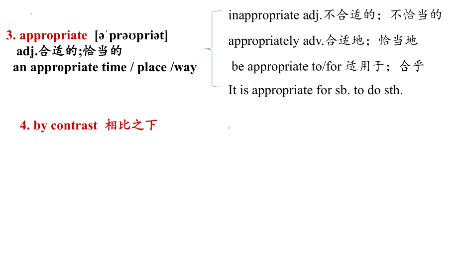 Unit 4 Body language 单词讲解以及练习（ppt课件）-2022新人教版（2019）《高中英语》选择性必修第一册.pptx_第3页