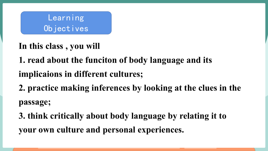 Unit 4 Body language Reading and Thinking （ppt课件）(2)-2022新人教版（2019）《高中英语》选择性必修第一册.pptx_第2页