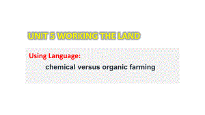 Unit 5 Using Language Writing （ppt课件）-2022新人教版（2019）《高中英语》选择性必修第一册.pptx