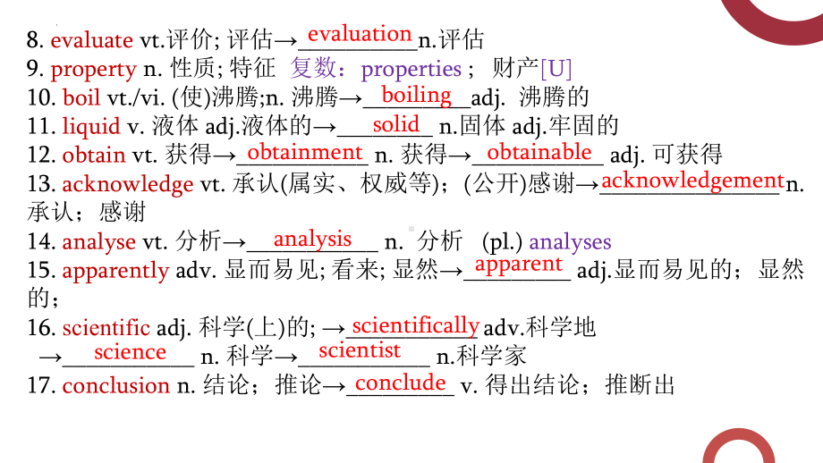 Unit 1 Vocabulary （ppt课件）-2022新人教版（2019）《高中英语》选择性必修第一册.pptx_第3页