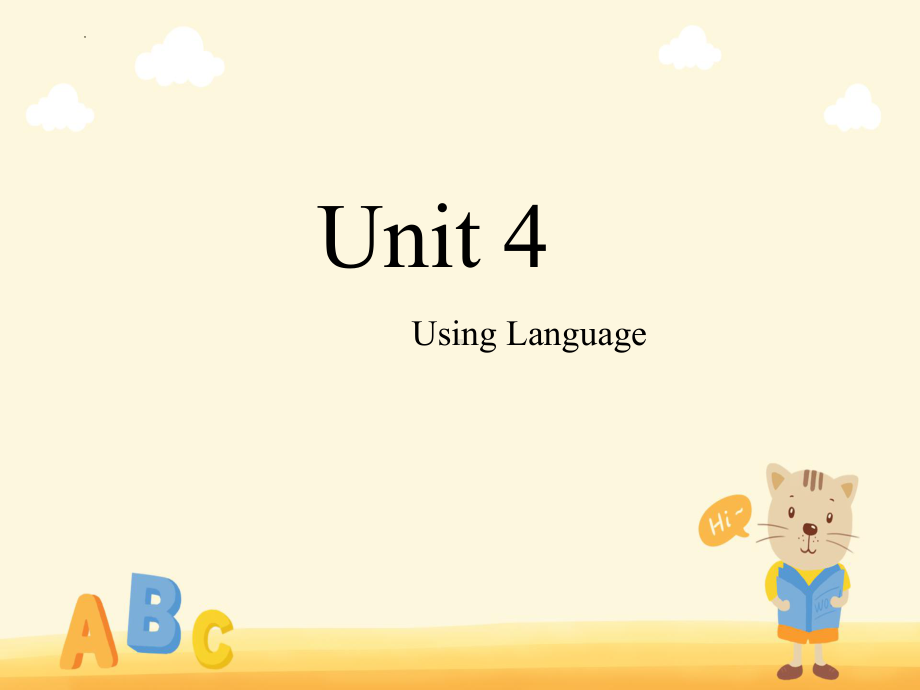 Unit 4 SectionC Using Language （ppt课件）-2022新人教版（2019）《高中英语》选择性必修第一册.pptx_第1页