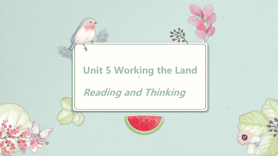 Unit5 Reading and Thinking（ppt课件）-2022新人教版（2019）《高中英语》选择性必修第一册.pptx_第1页