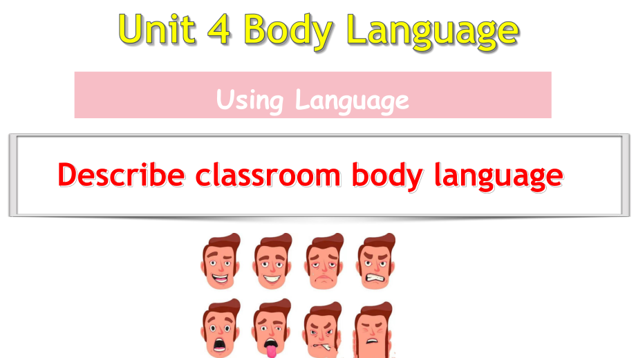 Unit 4 Using Language Writing （ppt课件）-2022新人教版（2019）《高中英语》选择性必修第一册.pptx_第1页