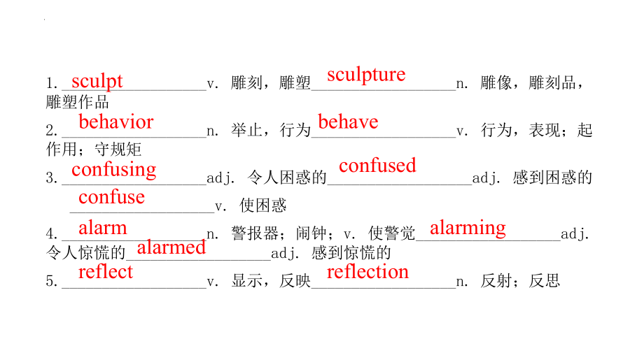 2022新外研版（2019）《高中英语》必修第一册Unit 2 知识清单（ppt课件）.pptx_第2页