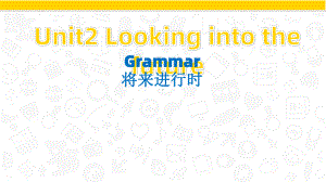 Unit 2 Looking into the future Discover useful structures 将来进行时（ppt课件）-2022新人教版（2019）《高中英语》选择性必修第一册.pptx