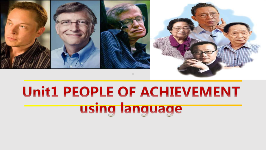 Unit1 People of achievement Using Language （ppt课件）-2022新人教版（2019）《高中英语》选择性必修第一册.pptx_第1页