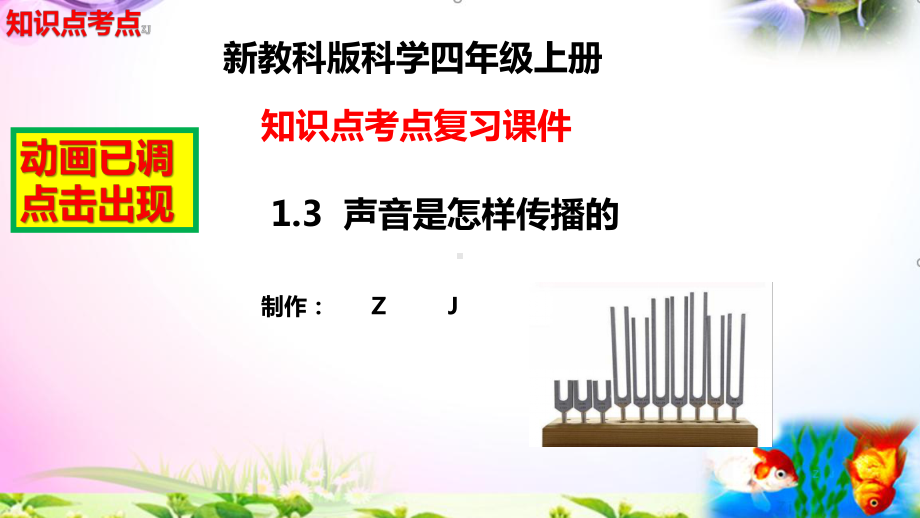 教科版科学四年级上册1.3声音是怎样传播的-知识点复习课件+实验+典型试题(动画已调点击出现).pptx_第2页