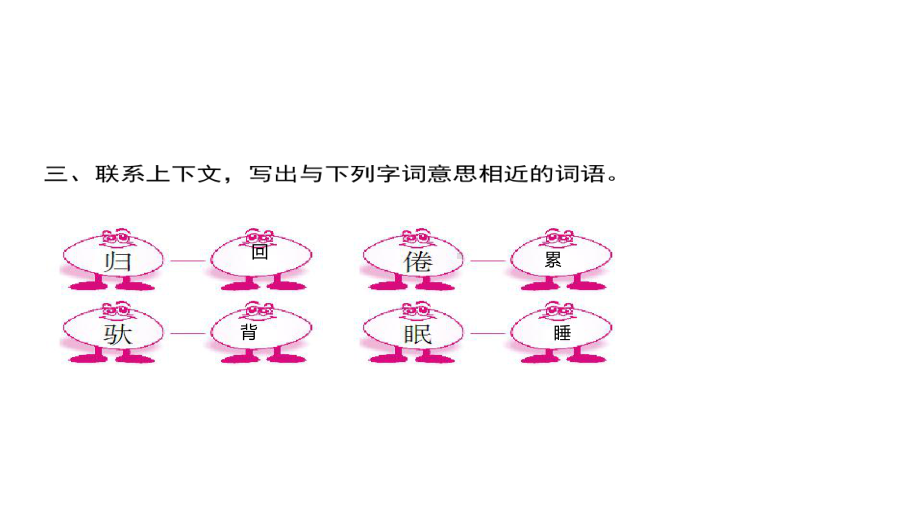 四年级上册语文习题课件-第1单元 3 现代诗二首 人教部编版(共7张PPT).ppt_第3页