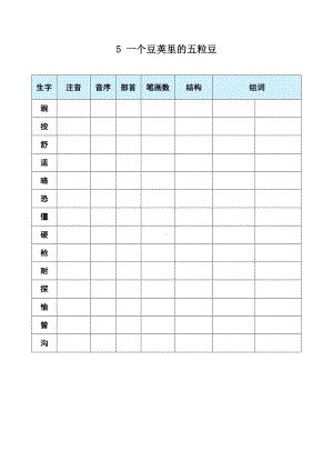 5 一个豆荚里的五粒豆-（部）统编版四年级上册《语文》(01).docx