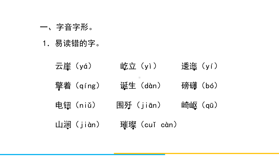 （部）统编版六年级上册《语文》第二单元单元复习ppt课件.ppt_第2页