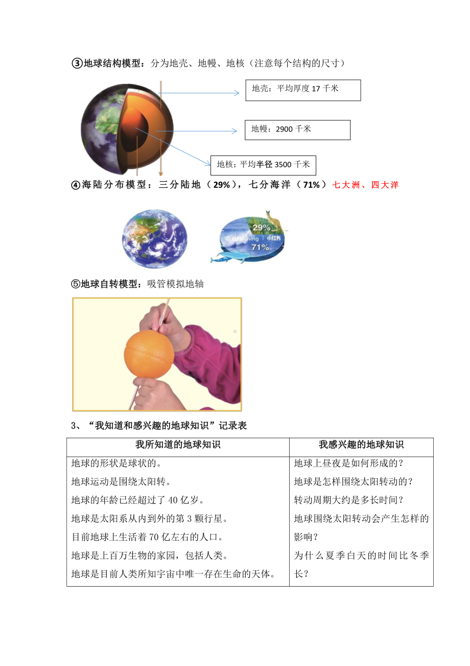 2022新教科版六年级上册《科学》第二单元 地球的运动知识点整理（PDF版素材）.pdf_第2页