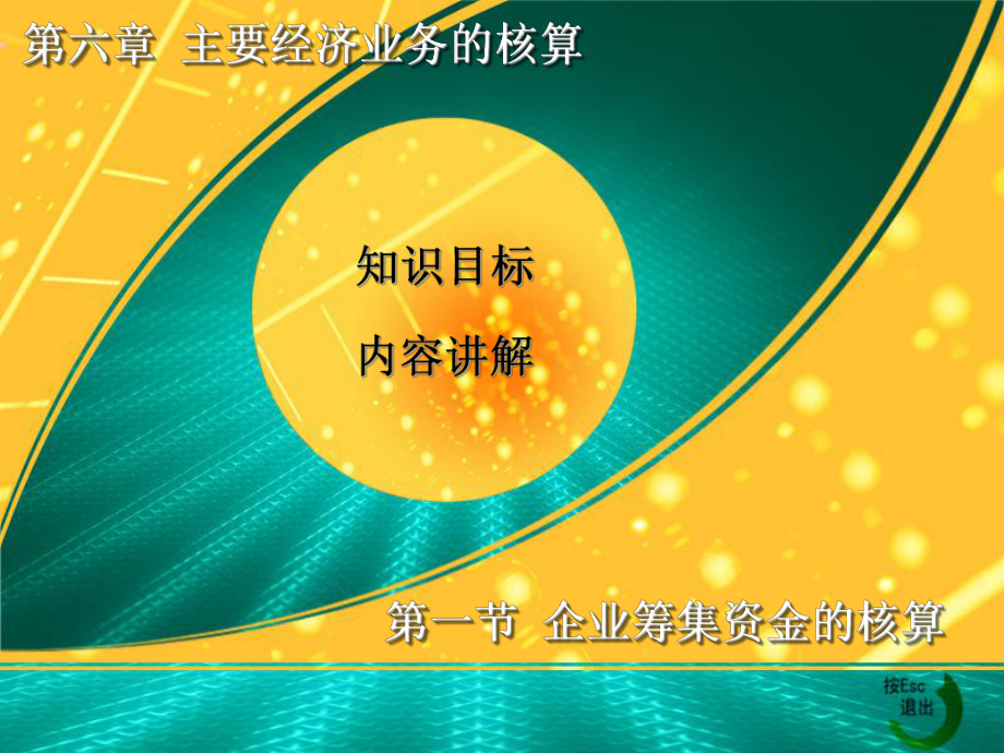 6.1 企业筹集资金的核算（重排书）教学课件.ppt_第1页