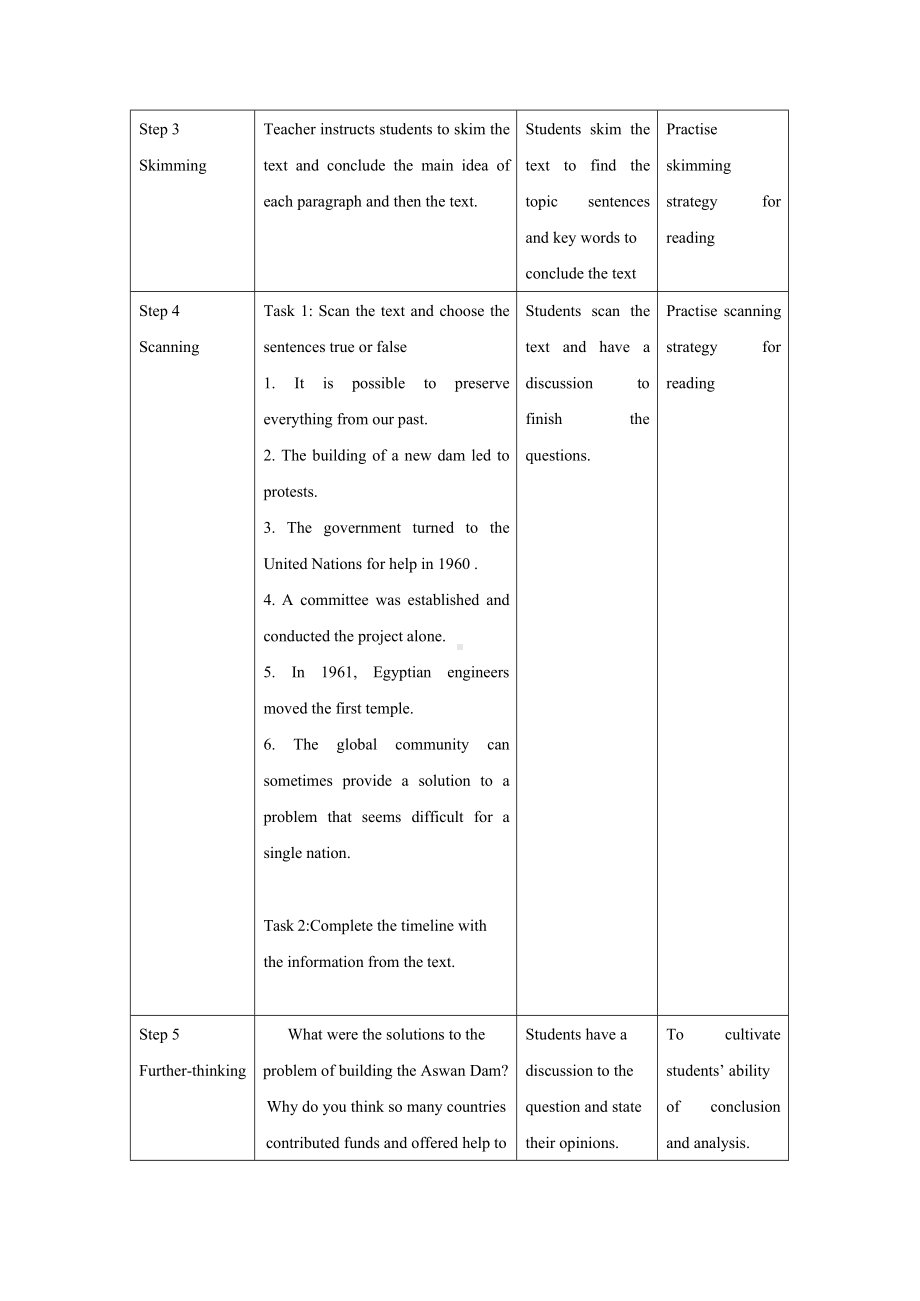 Unit1 Cultural heritage Period 2 Reading and Thinking 教学设计-（2019）新人教版高中英语必修第二册.docx_第3页