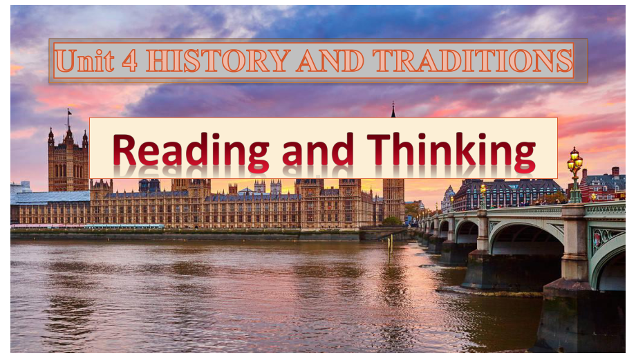 Unit 4 Reading and Thinking ppt课件 -（2019）新人教版高中英语必修第二册 .pptx_第1页