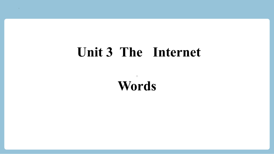 Unit3 Words ppt课件-（2019）新人教版高中英语必修第二册.pptx_第1页