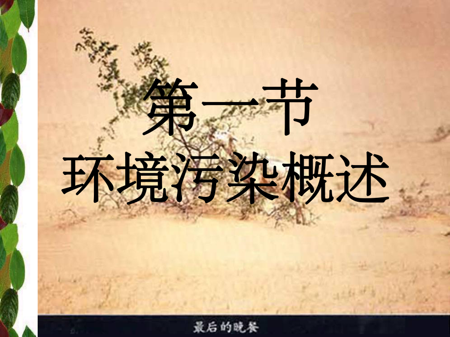 环境保护与可持续发展-环境污染及防治ppt课件.ppt_第2页