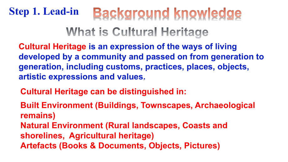 Unit 1 Cultural Heritage Reading and thinking ppt课件-（2019）新人教版高中英语必修第二册.pptx_第3页