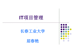 IT项目管理教学课件全套讲义(自作).ppt