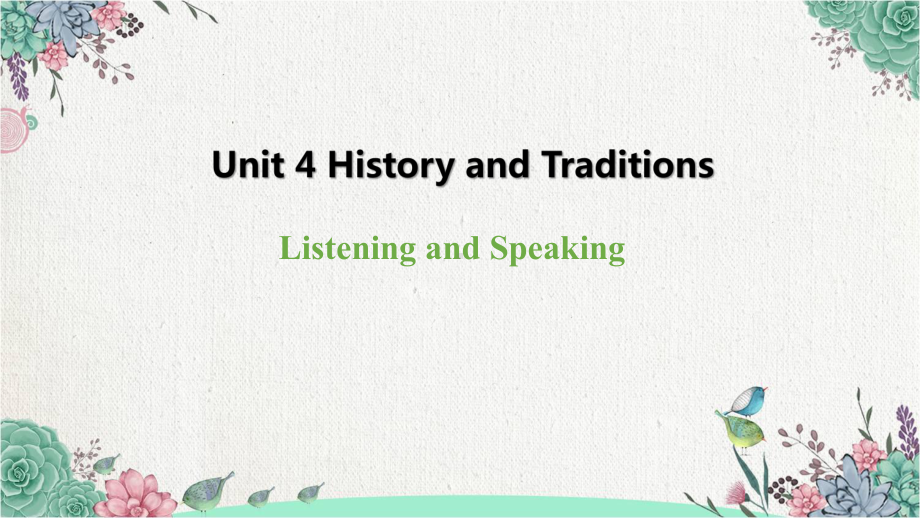 Unit 4 Listeningppt课件-（2019）新人教版高中英语高一必修第二册.pptx_第1页