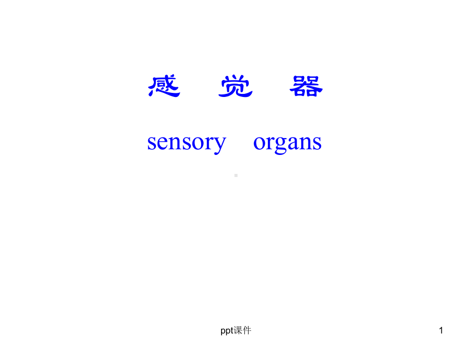 《人体解剖学》-感觉器-ppt课件.ppt_第1页