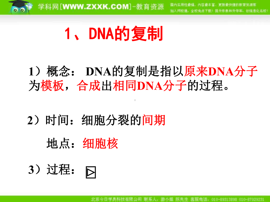 沪科版生物第二册第二节《 DNA复制和蛋白质合成 》ppt课件之三[最新].ppt_第3页